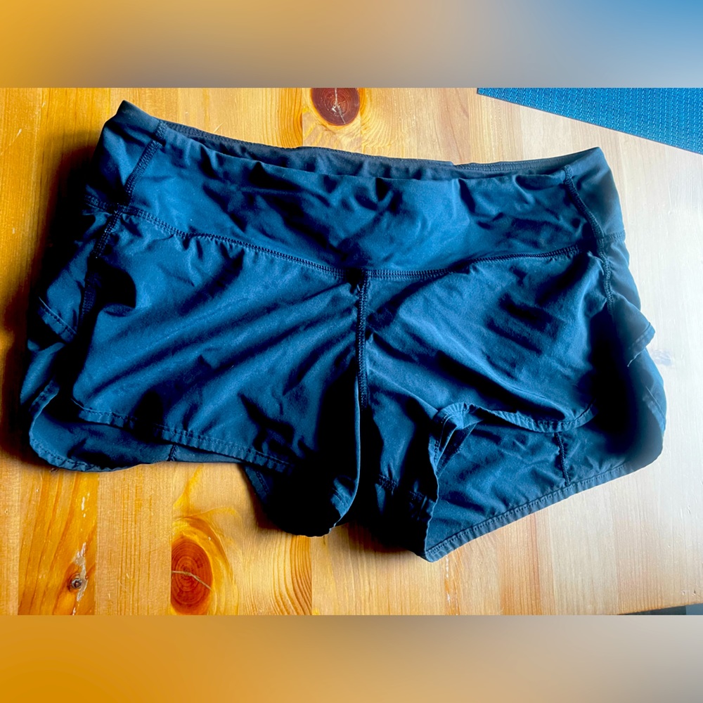 Black lululemon shorts